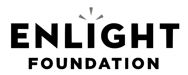 Enlight Foundation Logo alpha BW